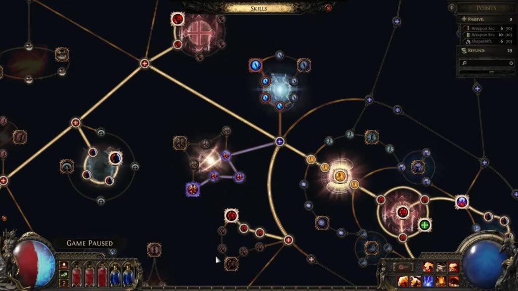 Path of Exile 2 Weapon set passive skill points